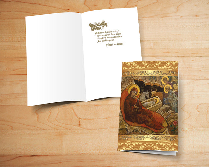 Box of 16 Religious Christmas Cards - 003